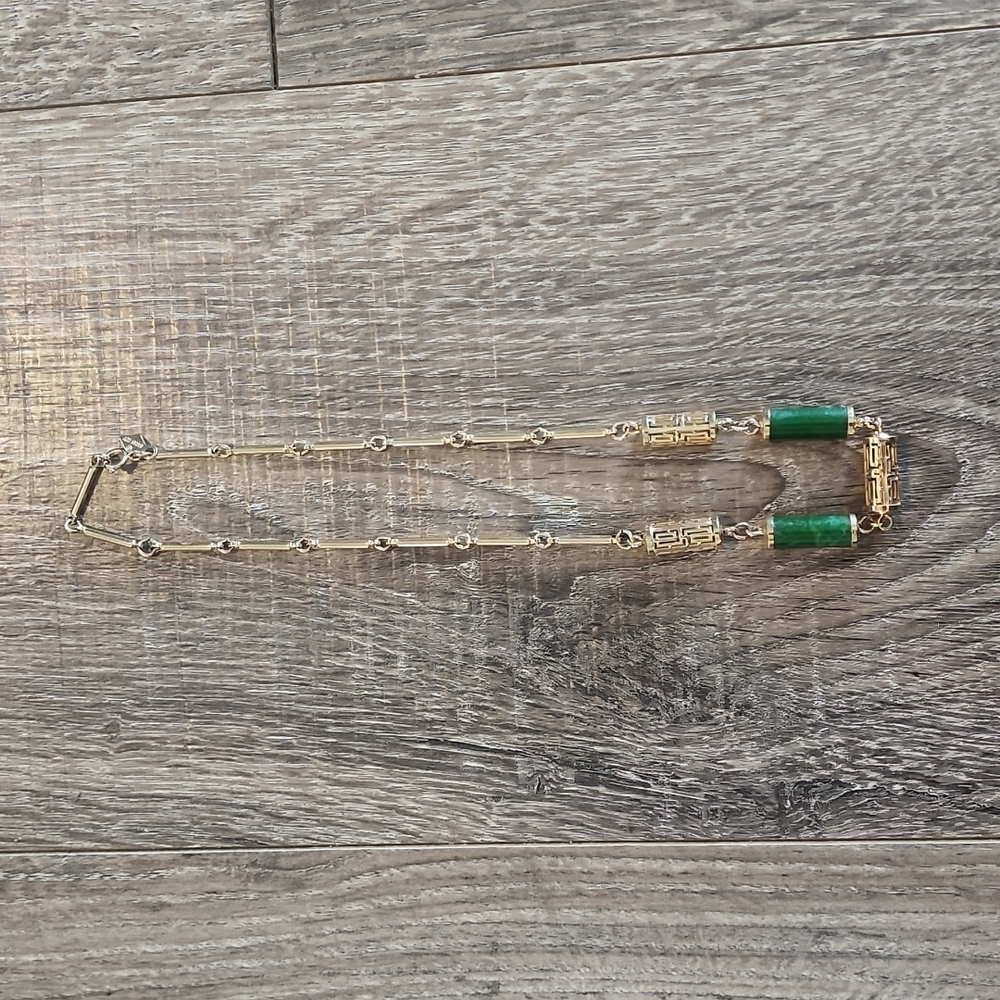 Vintage Sarah Coventry Jade Necklace